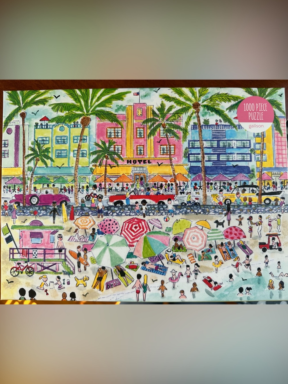 South Beach Miami by Michael Storrings.  1000-Piece Puzzle